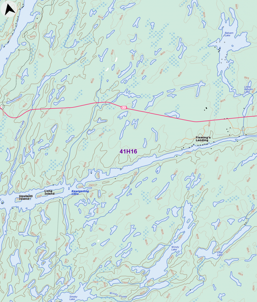 Fishing Maps Starting At Port Loring Ontario THE WALTERS POST