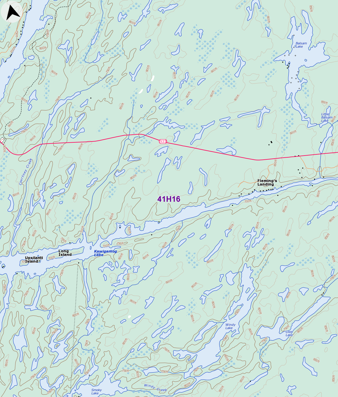 Fishing Maps Starting At Port Loring Ontario THE WALTERS POST