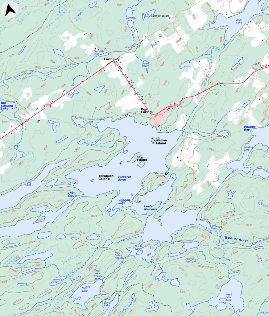 Fishing Maps Starting At Port Loring Ontario THE WALTERS POST