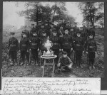 Captain E.H. Kelsey & Loring Area Militia at Niagara Falls 1912 Good PIcture