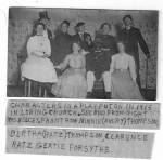 Characters In Play Put On In Loring Church Possibly 1915