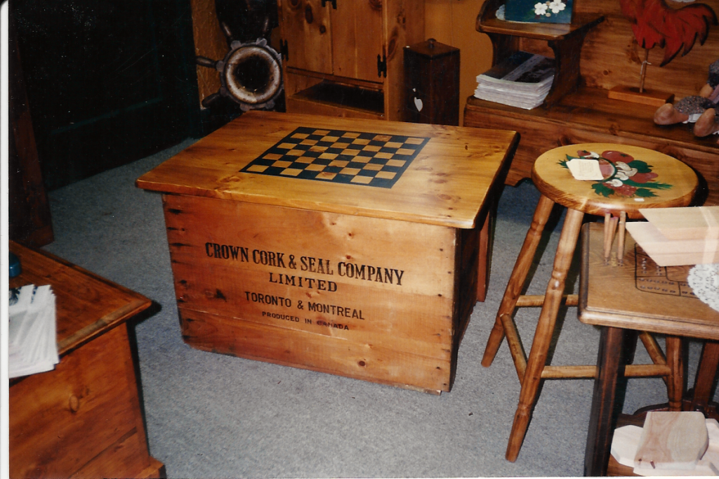Wood Crate Checker Board THE WALTERS POST